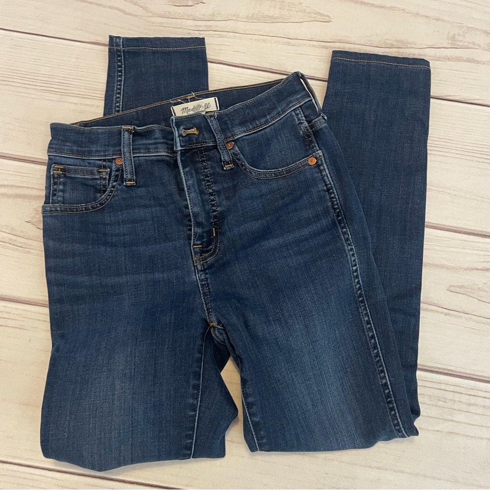 Madewell high rise skinny jeans